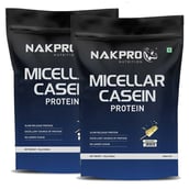 Nakpro Micellar Casein Protein,  2.2 lb  Malai Kulfi (Pack of 2) 