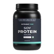 1 - Nutrabay Pure Soy Protein Isolate,  2.2 lb  Unflavoured 