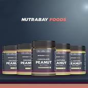 9 - Nutrabay Foods Chocolate Peanut Butter,  400 g  Chocolate Intense, Creamy 