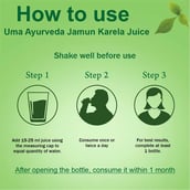 7 - Uma Ayurveda Jamun Karela Juice,  100% Pure  1 L 