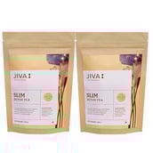 1 - Jiva Ayurveda Slim Detox Tea,  Unflavoured (Pack of 2)  150 g 
