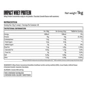 2 - Myprotein Impact Whey Protein Powder, 2.2 lb Chocolate Smooth - UK