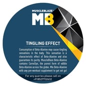 MuscleBlaze Beta Alanine, 0.22 lb Unflavoured