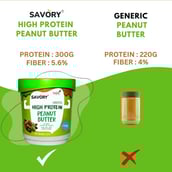 7 - Savory Natural High Protein Peanut Butter,  1.2 kg  Natural 