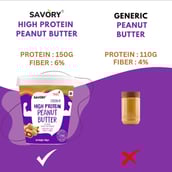 7 - Savory High Protein Peanut Butter, 500 g Creamy