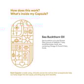 4 - Origins Nutra Vegan Omega 7 Sea Buckthorn Oil 500mg,  28 softgels 