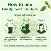 8 - Uma Ayurveda Tulsi Juice,  1 L 