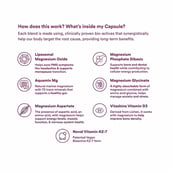 5 - Origins Nutra Magnesium + D3 + K2 for Women,  Unflavoured  56 capsules 