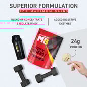 2 - MuscleBlaze Whey Energy with Digezyme, 2.2 lb Mango Cream