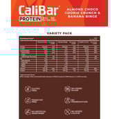 2 - Calibar Protein Bar 20g Protein,  5 bar(s)  5-Bar Variety Pack (Assorted) 