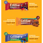 2 - Calibar Protein Bar 10g Protein,  6 bar(s)  6-Bar Variety Pack (Assorted) 