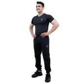 5 - Athflex Men's Half Sleeve Edge Compression T-Shirt,  XL  Black 