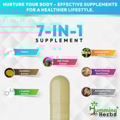 3 - Humming Herbs Liver Care Tudca +,  120 capsules 