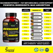 5 - Humming Herbs Berberine 8 in 1 Formula, 60 capsules