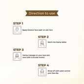 3 - Glutone Dermawhite & Hydrolyzed Almond Protein Face Wash,  100 ml  for Effective & Safe Skin Lightening (Pack of 3) 