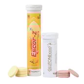 5 - Glutone 1000 & Escor-Z Combo, Unflavoured & Orange 2 Piece(s)/Pack