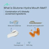 5 - Glutone Hydra Mouth Melt L-Glutathione with Ceramosides,  for Glowing Hydrated Skin  10 sachets/pack 