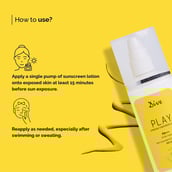 4 - Dive Play Everyday Sunscreen Lotion,  100 ml  with Ceramides & Oats Extract 