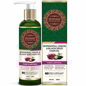 1 - Morpheme Remedies Bhringraj Onion & Black Seed Hair Oil,  200 ml  Pure & Natural 