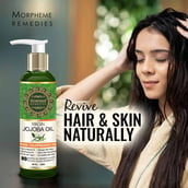 4 - Morpheme Remedies Virgin Jojoba Oil, 120 ml for All Hair Types