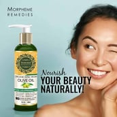 4 - Morpheme Remedies Organic Extra Virgin Olive Oil,  200 ml  All Type Hair 