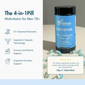 10 - WishNew Wellness Daily Ritual Multivitamin for Men 18+,  60 capsules  Unflavoured 