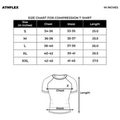 7 - Athflex Men's Half Sleeve Ace Compression T-Shirt, Small Aubergine