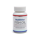 HealthViva Omega-3 Fish Oil,  60 softgels 