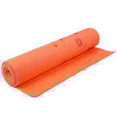 1 - Strauss Floral Yoga Mat,  Orange  6mm 