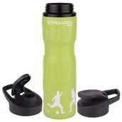 2 - Strauss Stainless Steel Water Bottle,  Green  750 ml 