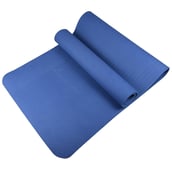 1 - Strauss TPE Eco Friendly Yoga Mat,  Blue  6mm 