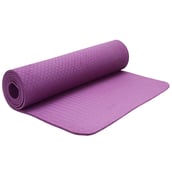 Strauss TPE Eco Friendly Yoga Mat,  Purple  6mm 