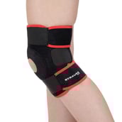 1 - Strauss Adjustable Knee Support Patella,  Black  Free Size 