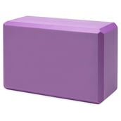 Strauss Yoga Block,  Purple  9x4x6 in 