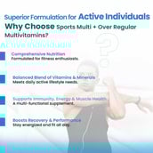 2 - Vaamveda Sports Multi+ & Test-Up Natural Testo Boost Combo, 60 tablet(s) Unflavoured