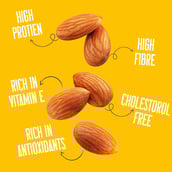 5 - Yogabar California Almonds,  200 g  Natural 