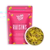 7 - Yogabar Seedless Green Raisins,  500 g  Natural 