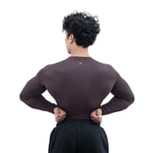 5 - Athflex Men's Full Sleeve Ace Compression T-Shirt, XL Aubergine