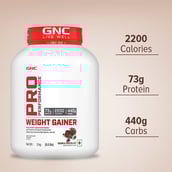 8 - GNC Pro Performance Weight Gainer,  6.6 lb  Double Chocolate 