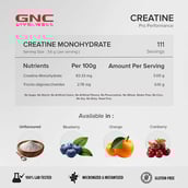 2 - GNC Pro Performance Pure Micronized Creatine Monohydrate,  Orange  0.88 lb 