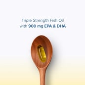 4 - GNC Triple Strength Fish Oil,  30 softgels 
