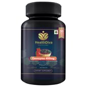 1 - HealthDiva Coenzyme CQ10 400 mg with Piperine,  30 capsules 
