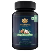 1 - HealthDiva Virgin Coconut Oil,  30 capsules 