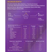 3 - NATURALTEIN Pure 07 Preworkout,  0.66 lb  Blueberry 