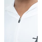 6 - Athflex Men's Performance Assassin Compression Hoodie,  White  Medium 