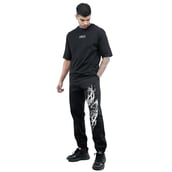 6 - Athflex Men's Relaxed Fit Dark Flex Oversized T-Shirt,  XXL  Black 