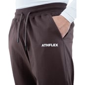 6 - Athflex Men's Regular Fit Essential Joggers,  Brown  Medium 