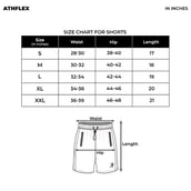 10 - Athflex Men's Nylon-Spandex Workout 2in1 Shorts,  XXL  Black 