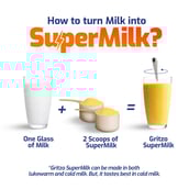 2 - Supermilk Gritzo Protein & Nutrition Drink Mix 4-7 Yrs,  400 g  Mango Delight 