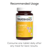 8 - TrueBasics Vitamin D3 600iu,  50 capsules  Unflavoured